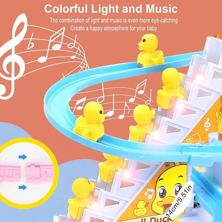 JV™ Fun Duck Slide Toy Set with Lights and Music