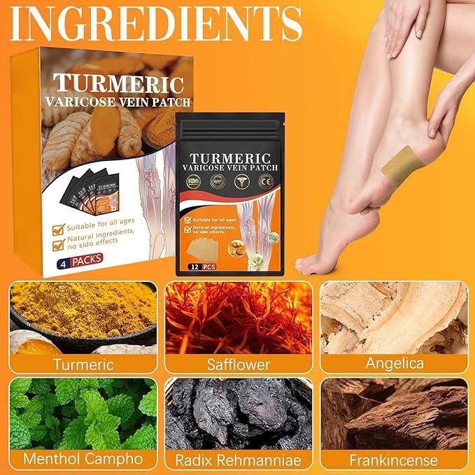 Original Turmeric Vericose Vein Patch (Pack of 10)