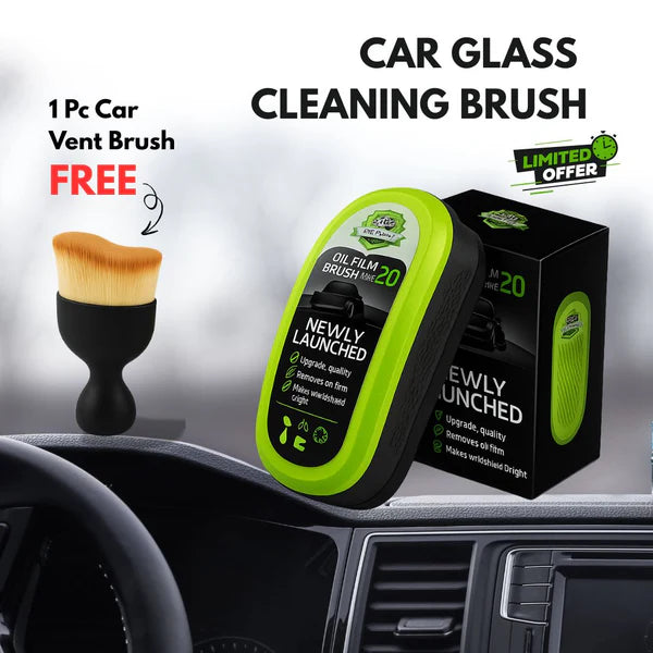 JV™Car Windshield Cleaning Brush +(Free Car Vent Brush)