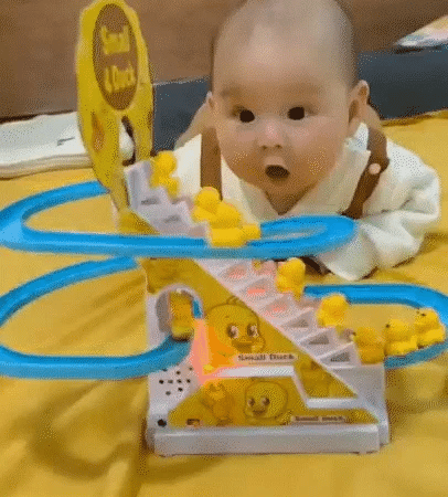 JV™ Fun Duck Slide Toy Set with Lights and Music